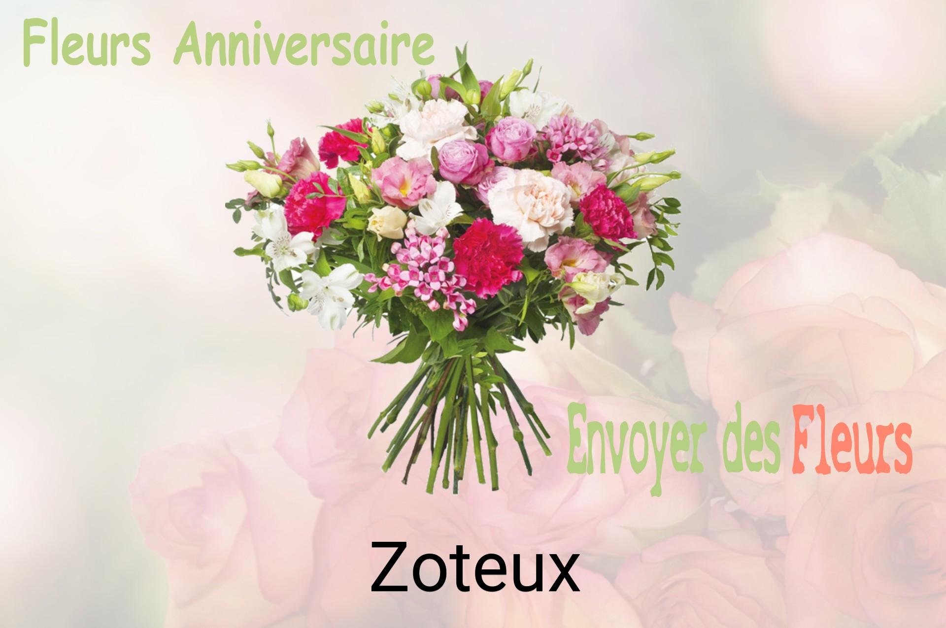 Bouquet de fleurs d’anniversaire livré à Zoteux