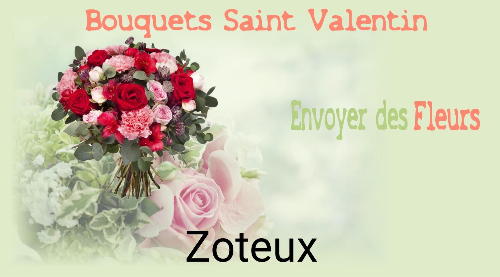Roses de Saint-Valentin livrées à Zoteux
